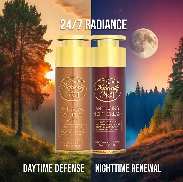 Elevating Your Skincare Ritual: Naturally Number One's Dynamic Anti-Aging Duo